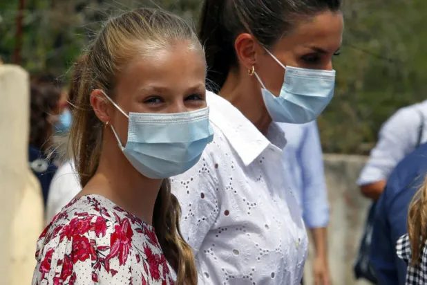 وريثة عرش إسبانيا في الحجر الصحي بسبب حالة «كورونا» في مدرستها