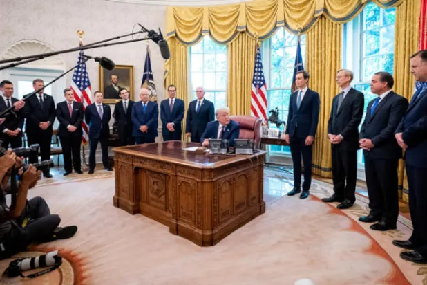 البيت الأبيض يستعد لمراسم توقيع اتفاقي الإمارات والبحرين مع إسرائيل