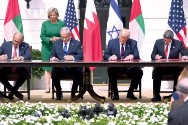 امارات و بحرین توافقنامه صلح تاریخی با اسرائیل را در کاخ سفید امضا کردند   