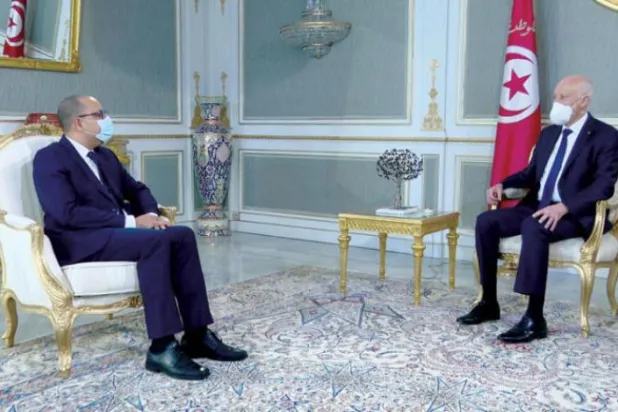 تیونس میں جمہوریہ کی حکومت اور حکومت کے مابین ایک بحران