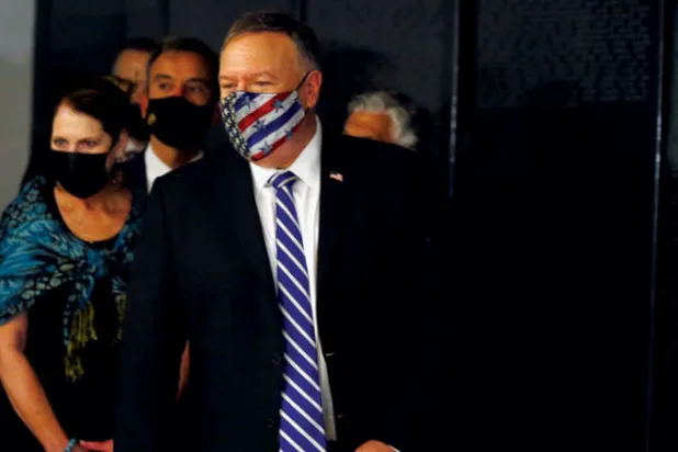 بومبيو يسعى إلى تهدئة التوتر في شرق المتوسط