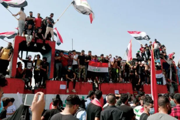 عراقی‌ها اولین سالگرد «قیام اکتبر» را گرامی داشتند   