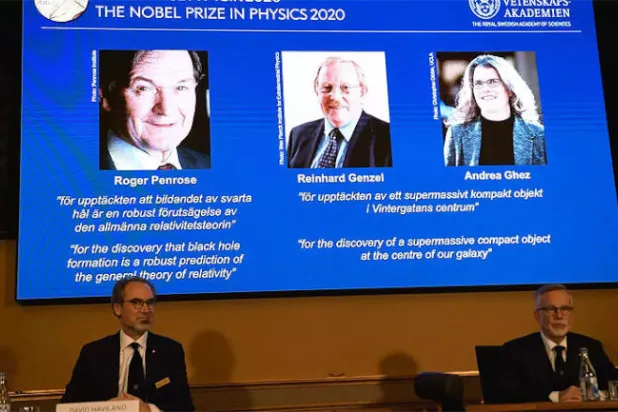 «نوبل الفيزياء» لاكتشافات «الثقوب السوداء»