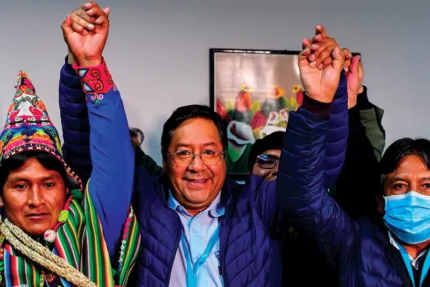 فوز مرشح حزب موراليس بالانتخابات الرئاسية في بوليفيا