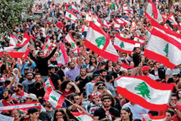 الذكرى الأولى لانتفاضة لبنان
