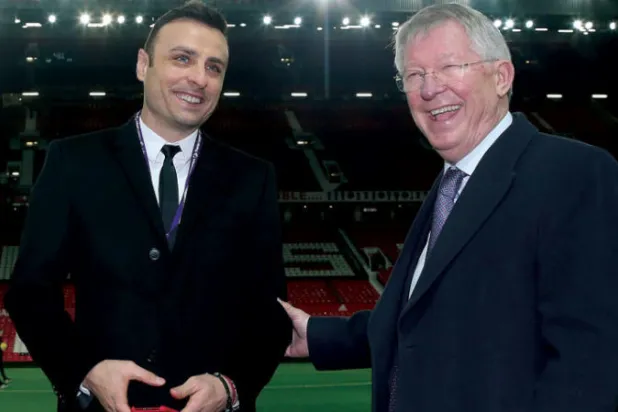 فيرغسون وبرباتوف قبل مواجهة يونايتد وتوتنهام في ديسمبر 2019 (غيتي)