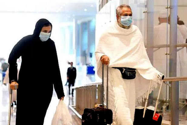 بدء مناسك الدفعة الثانية من معتمري الخارج