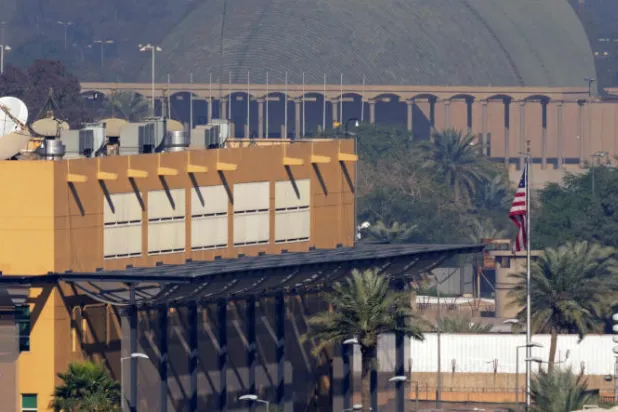 هجوم صاروخي يستهدف السفارة الأميركية في العراق