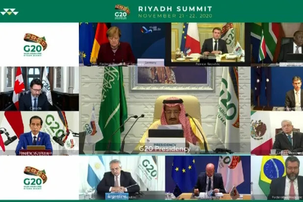 King Salman Lauds Spirit of Cooperation Among G20 Leaders