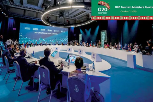 منظمة السياحة العالمية توافق على إطلاق مكتب إقليمي للشرق الأوسط بالرياض، وفي الإطار اجتماع لوزراء السياحة في «العشرين» (الشرق الأوسط)