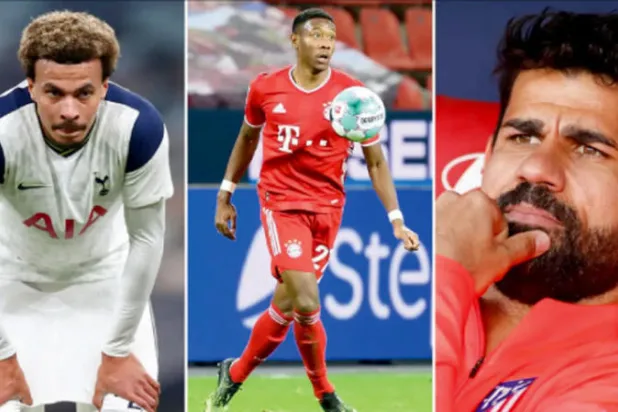 دييغو كوستا وديفيد ألابا وديلي آلي 3 نجوم في دائرة الاهتمام خلال سوق الانتقالات الشتوية