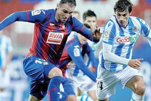 إيبار قدّم مستويات لافتة في الدوري الإسباني في السنوات الأخيرة (أ.ف.ب)