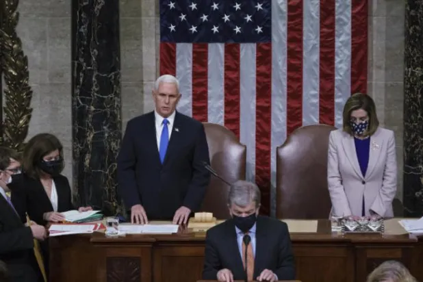 حمله به کنگره چهره آمریکا را متزلزل کرد.. تأیید پیروزی بایدن در کنگره