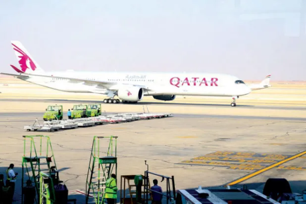 الرياض تستقبل أولى الرحلات الجوية من الدوحة