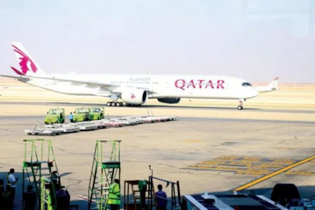 ریاض نے دوحہ کی پہلی پرواز کا کیا استقبال