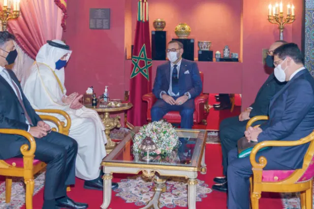 الملك محمد السادس يستقبل وزير الخارجية الإماراتي