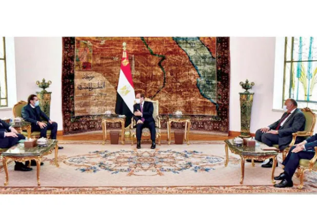 السيسي يبدي حرصه على تسريع جهود تشكيل الحكومة اللبنانية