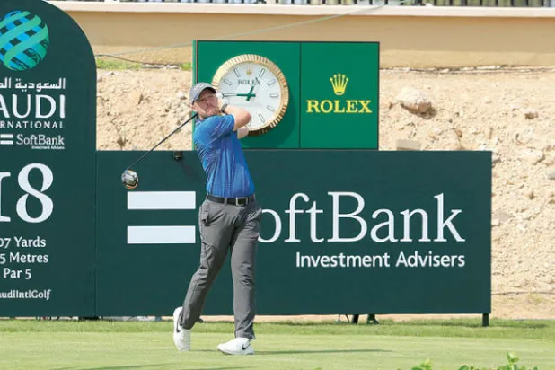 ديفيد هورسي خلال المنافسات أمس (الشرق الأوسط)