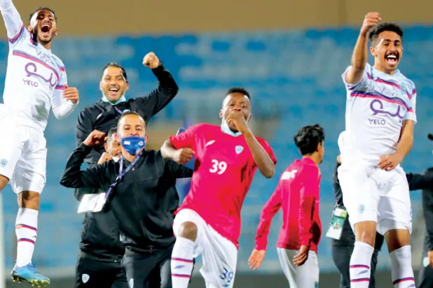 الشابي بعد ثلاثية الهلال: أبها ليس كبيراً بالاسم بل «بعزيمة الرجال»