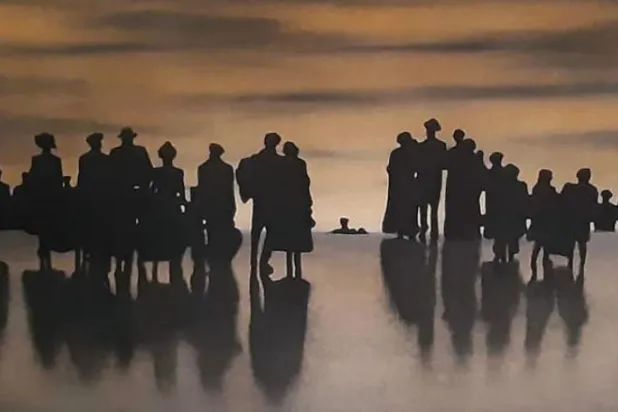 Ambiguous Paintings That Bring Scenes of Migration to Mind