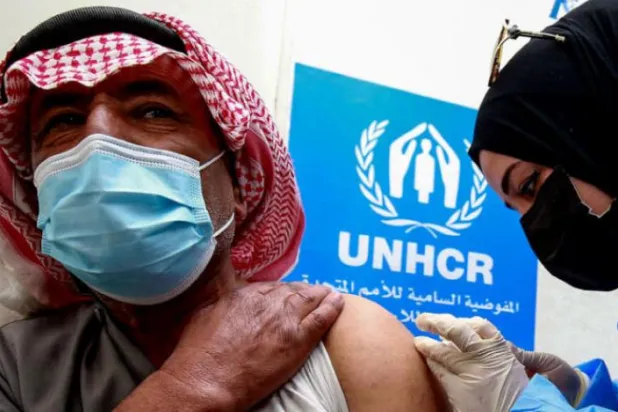 Ürdün Zaatari mülteci kampında aşı merkezi açtı