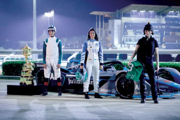 ريما الجفالي: فخورة بمشاركتي في «فورمولا إي» بالدرعية