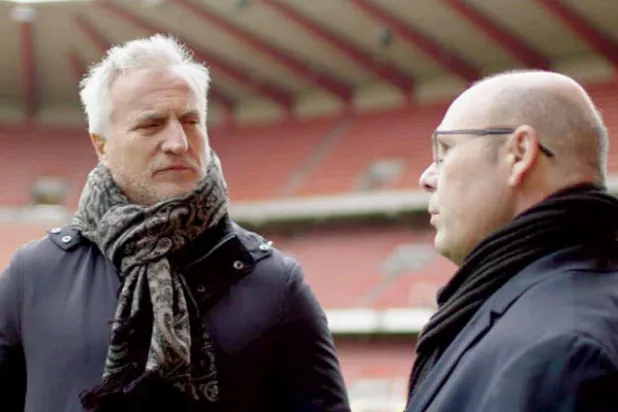 جينولا وبوسمان خلال تعاونهما معاً لإنتاج فيلم وثائقي (الغارديان)