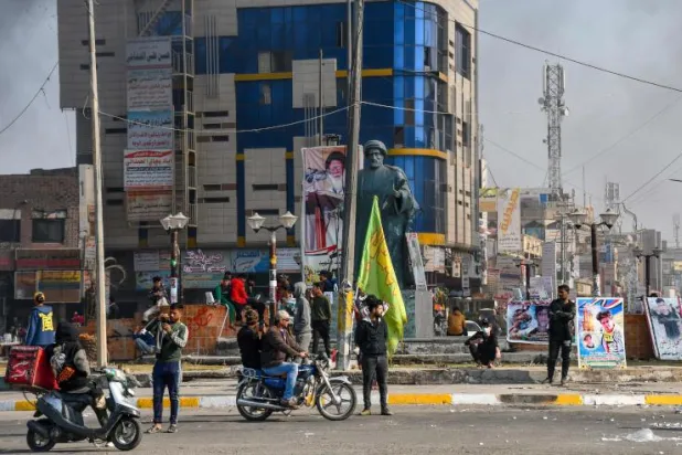 إصابة 60 شخصاً في مصادمات بمدينة الناصرية العراقية