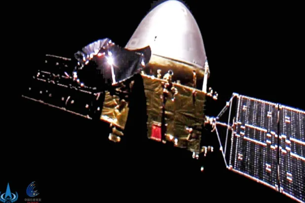 وصول المسبار الصيني إلى موضعه في مدار المريخ