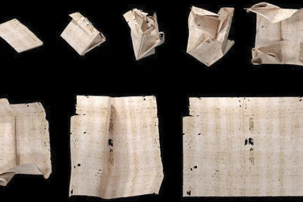 تقنية تكشف أسراراً داخل خطابات مغلقة منذ قرون