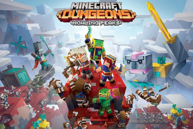استكشف قمم الجبال الخطرة في «ماينكرافت دانجنز: هاولنغ بيكس»