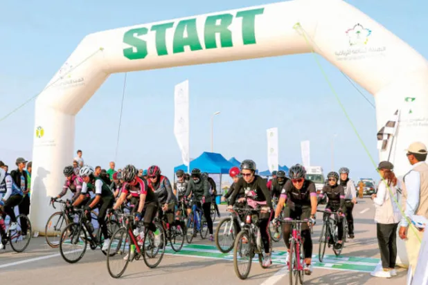 «جامعة نورة» تشهد انطلاق سباق السيدات للدراجات الهوائية