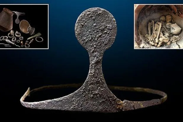 هيكل عظمي مع تاج فضي يعززان فرضية حكم النساء لإسبانيا خلال العصر البرونزي