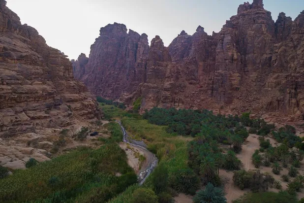 Wadi Al-Disah, a Captivating Illustration of Saudi Arabian Nature