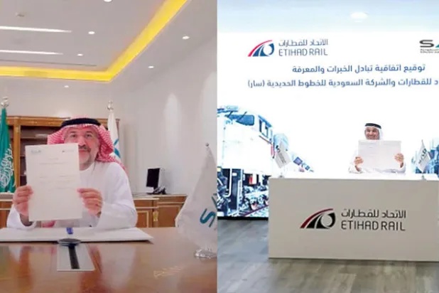تعاون إماراتي ـ سعودي لتبادل الخبرات في قطاع السكك الحديدية