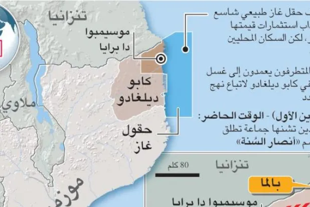 إنفوغراف... تاريخ الحرب في موزمبيق الغنية بالموارد