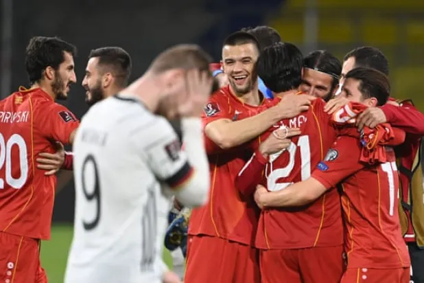North Macedonia Inflict Historic World Cup Qualifying Defeat on Germany
