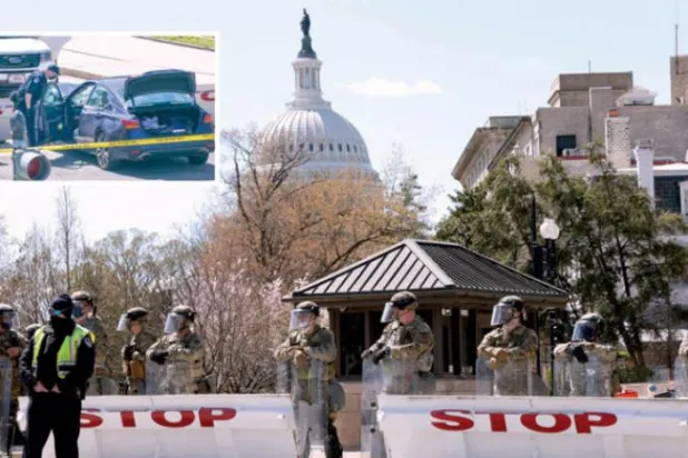 کار کے ذریعے کیپیٹل سیکیورٹی میں داخل ہونے کی کوشش میں دو افراد ہوئے ہلاک