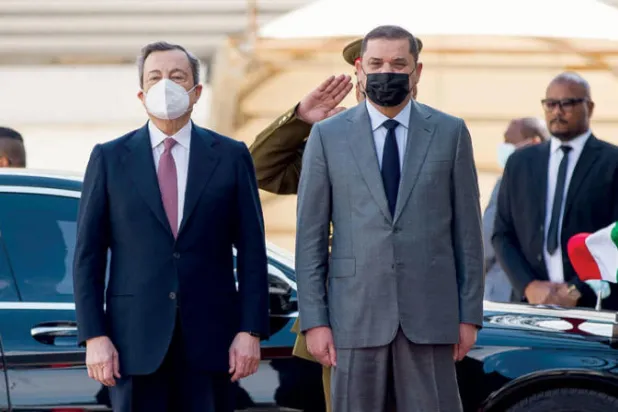 الدبيبة يبحث مع رئيسي الوزراء الإيطالي واليوناني {الهجرة والحدود}