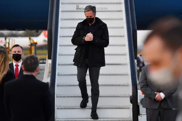 وزير الخارجية الأميركي يلتقي نظيره البريطاني في إطار مجموعة السبع