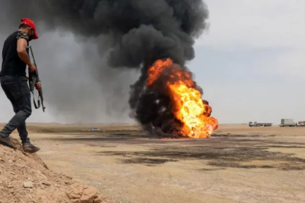 Bağdat, Kerkük'teki petrol sahasına düzenlenen saldırıdan sonra bölgeye takviye güç gönderdi