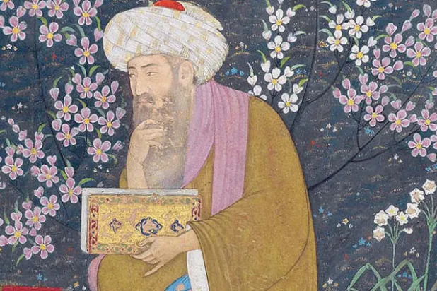 رسم تخييلي لأحد الفلاسفة المسلمين