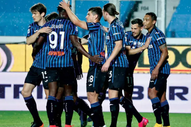 فوز أتالانتا على بينفينتو في المرحلة الماضية عزز حظوظه الأوروبية (إ.ب.أ)