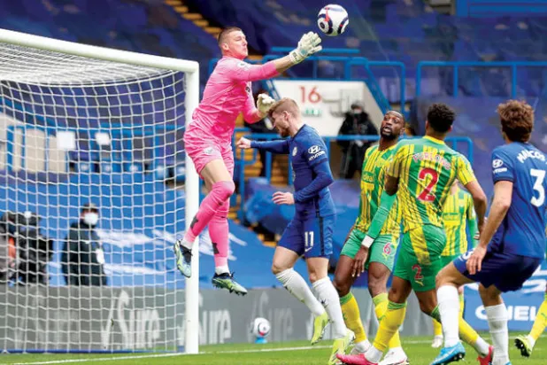 الحارس جونستون استدعاه ساوثغيت من قبل بدلاً من المصاب جوردان بيكفورد (رويترز)