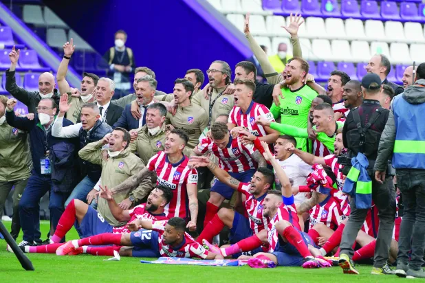 اتلتیکومادرید قهرمان لالیگا شد 