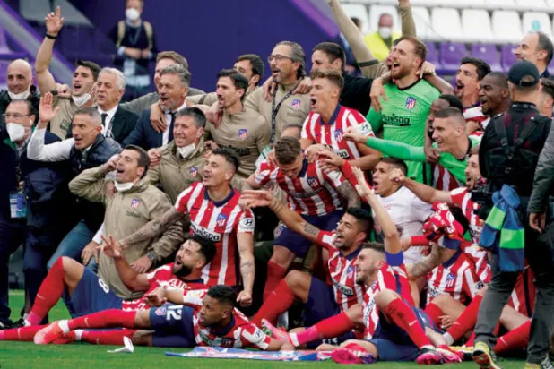 أتلتيكو مدريد يتوج بطلاً في ختام مثير للدوري الإسباني