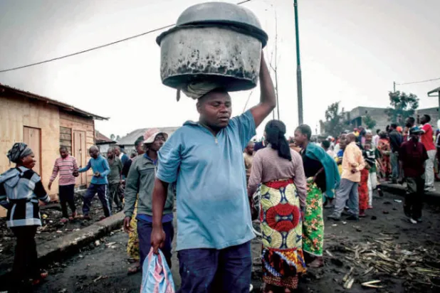 مدينة غوما تنجو من حمم بركان ثائر... والآلاف يلجأون إلى رواندا المجاورة