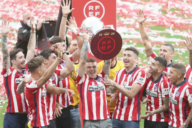 كيران تريبير: راهنت على حلق شعري إذا فاز أتلتيكو مدريد بلقب الدوري الإسباني