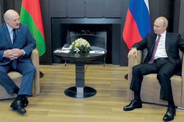 لوكاشينكو يبحث مع حليفه بوتين «تكاملهما» والأزمة مع الغرب