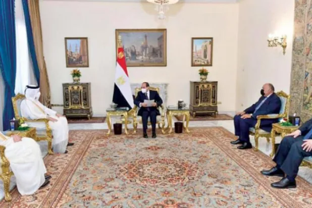 قاہرہ اور دوحہ اپنے درمیان مثبت ماحول کو فروغ دینے کے لئے ہوئے تیار